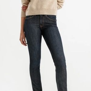Duer Fireside Denim Mid Rise Slim Straight